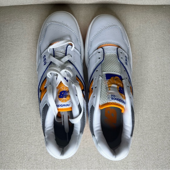 New Balance Men’s 550 Sneaker in Vibrant Orange - Picture 5 of 9